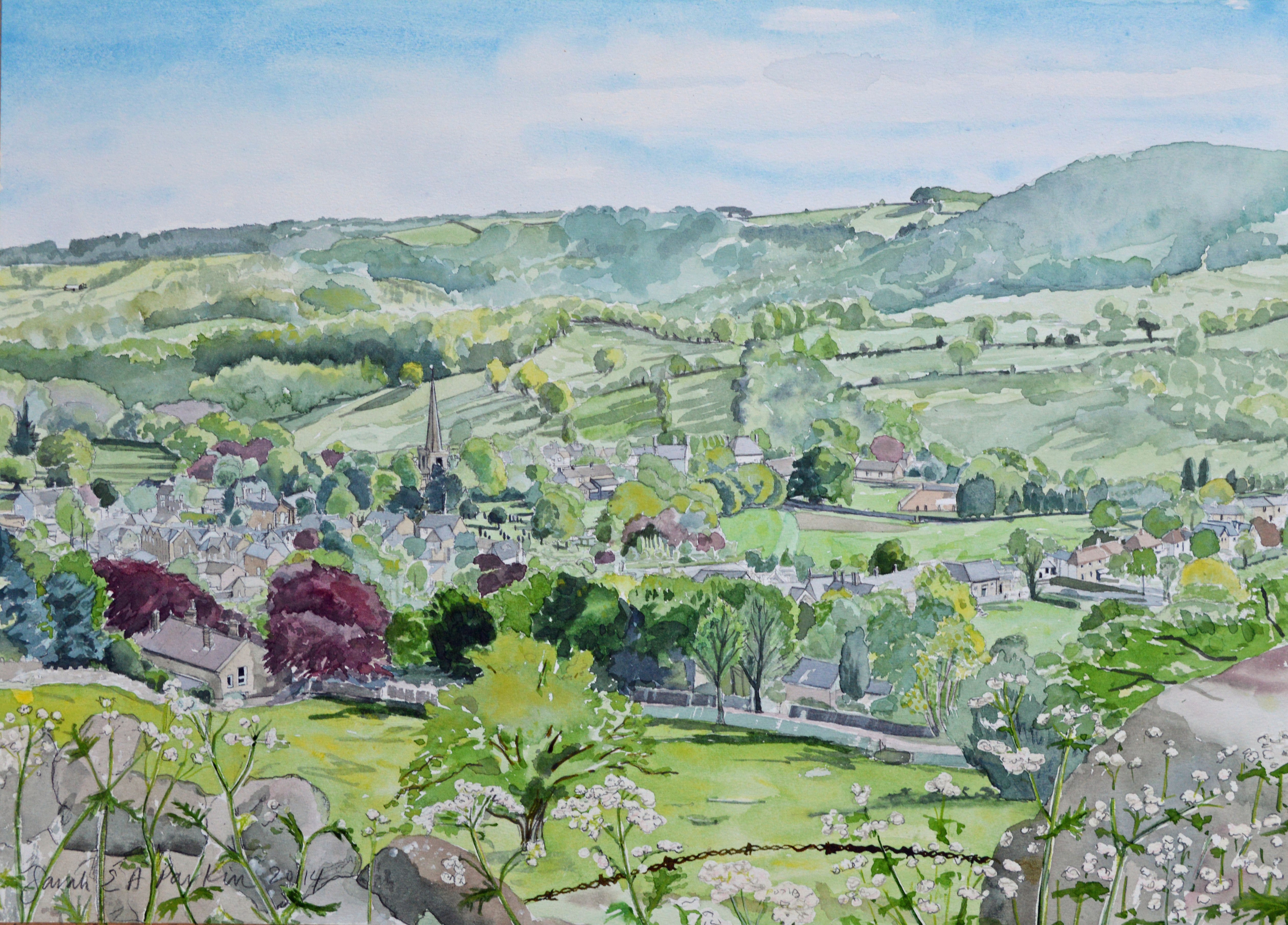 Ashover in Spring - Sarah Parkin